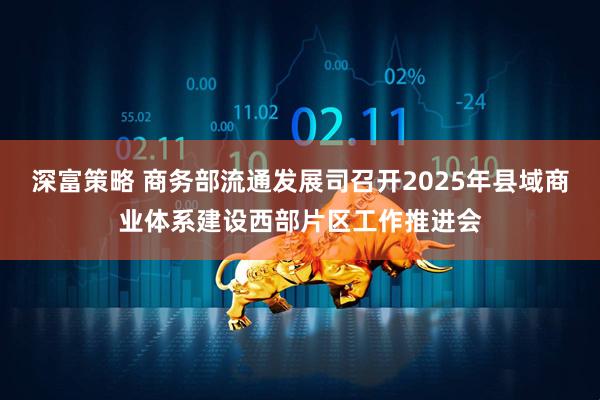 深富策略 商务部流通发展司召开2025年县域商业体系建设西部片区工作推进会