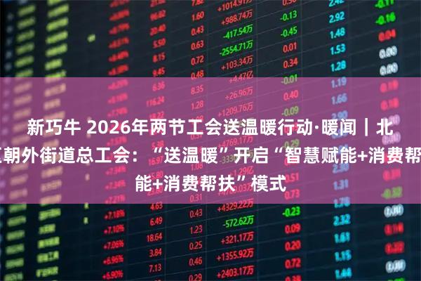 新巧牛 2026年两节工会送温暖行动·暖闻｜北京朝阳区朝外街道总工会：“送温暖”开启“智慧赋能+消费帮扶”模式