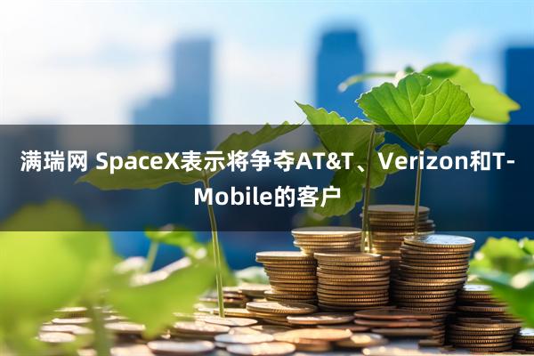 满瑞网 SpaceX表示将争夺AT&T、Verizon和T-Mobile的客户
